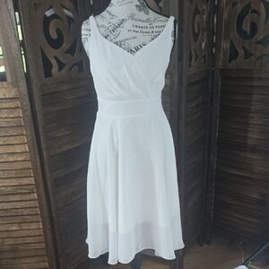 Chic White Midi Dress